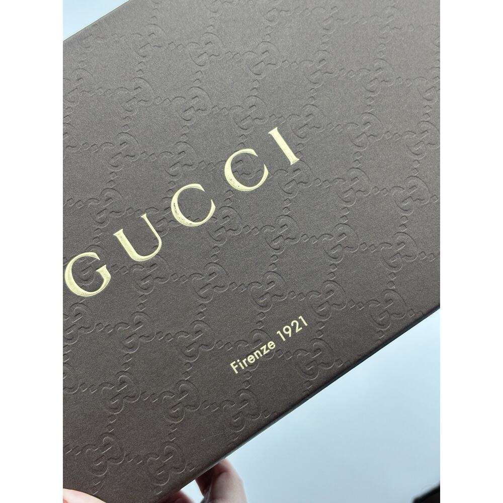 Gucci Horsebit Sandals Cream Patent Leather Size 37 / 7 Adjustable Ankle Strap - Picture 16 of 16